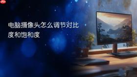 电脑摄像头怎么调节对比度和饱和度