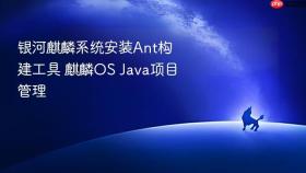 银河麒麟系统安装Ant构建工具 麒麟OS Java项目管理