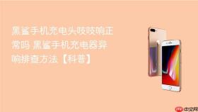 黑鲨手机充电头吱吱响正常吗 黑鲨手机充电器异响排查方法【科普】