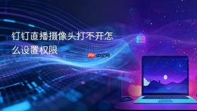 钉钉直播摄像头打不开怎么设置权限