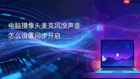 电脑摄像头麦克风没声音怎么设置同步开启