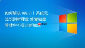 如何解决 win11 系统无法识别新硬盘 修复磁盘管理中不显示新磁盘