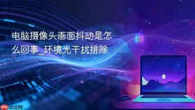 电脑摄像头画面抖动是怎么回事_环境光干扰排除