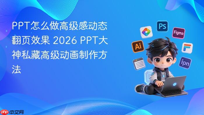 ppt怎么做高级感动态翻页效果 2026 ppt大神私藏高级动画制作方法