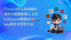 Discord怎么添加超好用的AI画图机器人 2026 Discord频道Midjourney绑定全流程方法
