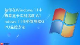 如何在windows 11中查看显卡实时温度 windows 11任务管理器gpu监控方法