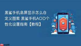 黑鲨手机息屏显示怎么自定义图案 黑鲨手机aod个性化设置指南【教程】
