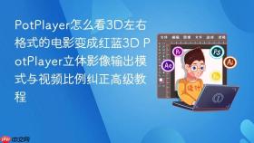 potplayer怎么看3d左右格式的电影变成红蓝3d potplayer立体影像输出模式与视频比例纠正高级教程