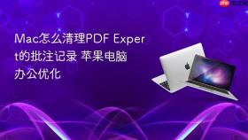 mac怎么清理pdf expert的批注记录 苹果电脑办公优化