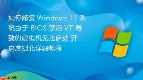 如何修复 windows 11 系统由于 bios 禁用 vt 导致的虚拟机无法启动 开启虚拟化详细教程