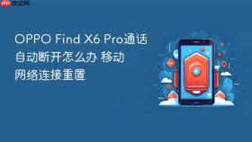 oppo find x6 pro通话自动断开怎么办 移动网络连接重置
