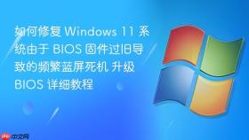 如何修复 windows 11 系统由于 bios 固件过旧导致的频繁蓝屏死机 升级 bios 详细教程