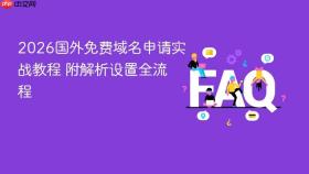 2026国外免费域名申请实战教程 附解析设置全流程