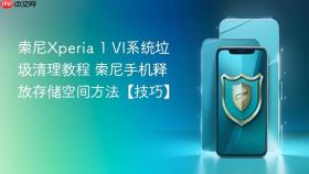 索尼Xperia 1 VI系统垃圾清理教程 索尼手机释放存储空间方法【技巧】