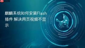 麒麟系统如何安装flash插件 解决网页视频不显示