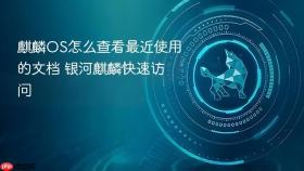 麒麟os怎么查看最近使用的文档 银河麒麟快速访问
