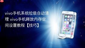 vivo手机系统垃圾自动清理 vivo手机释放内存空间设置教程【技巧】