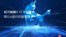 银河麒麟v10下如何使用git进行代码管理