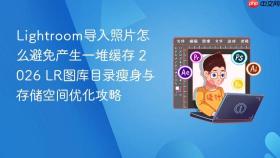lightroom导入照片怎么避免产生一堆缓存 2026 lr图库目录瘦身与存储空间优化攻略