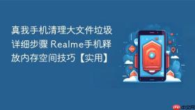 真我手机清理大文件垃圾详细步骤 realme手机释放内存空间技巧【实用】