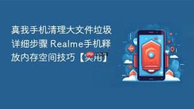 真我手机清理大文件垃圾详细步骤 Realme手机释放内存空间技巧【实用】