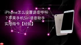 iPhone怎么设置语音呼叫？苹果手机Siri语音助手实用指令【经验】