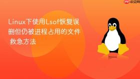 linux下使用lsof恢复误删但仍被进程占用的文件 救急方法