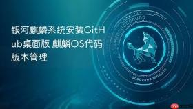 银河麒麟系统安装github桌面版 麒麟os代码版本管理