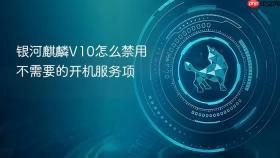 银河麒麟V10怎么禁用不需要的开机服务项