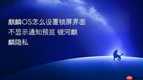 麒麟os怎么设置锁屏界面不显示通知预览 银河麒麟隐私