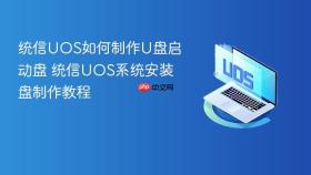 统信uos如何制作u盘启动盘 统信uos系统安装盘制作教程
