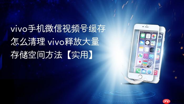 vivo手机微信视频号缓存怎么清理 vivo释放大量存储空间方法【实用】