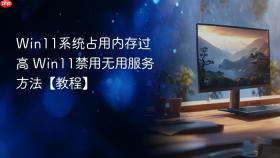Win11系统占用内存过高 Win11禁用无用服务方法【教程】