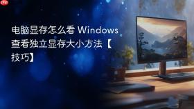 电脑显存怎么看 windows查看独立显存大小方法【技巧】