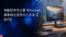 电脑显存怎么看 Windows查看独立显存大小方法【技巧】