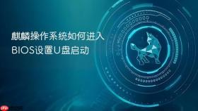 麒麟操作系统如何进入bios设置u盘启动