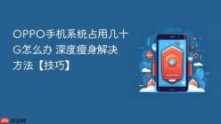 OPPO手机系统占用几十G怎么办 深度瘦身解决方法【技巧】