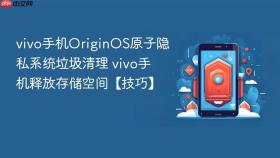vivo手机OriginOS原子隐私系统垃圾清理 vivo手机释放存储空间【技巧】
