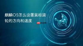 麒麟os怎么设置鼠标滚轮的方向和速度