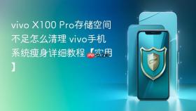vivo X100 Pro存储空间不足怎么清理 vivo手机系统瘦身详细教程【实用】