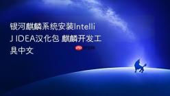银河麒麟系统安装IntelliJ IDEA汉化包 麒麟开发工具中文