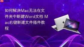 如何解决mac无法在文件夹中新建word文档 mac右键新建文件插件教程