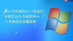Win10升级Win11后运行卡顿怎么办 升级完Win11系统优化设置指南