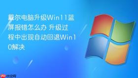 戴尔电脑升级Win11蓝屏报错怎么办 升级过程中出现自动回退Win10解决