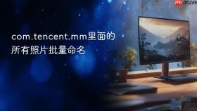 com.tencent.mm里面的所有照片批量命名