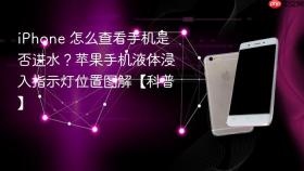 iphone 怎么查看手机是否进水?苹果手机液体浸入指示灯位置图解【科普】