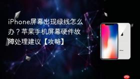 iphone屏幕出现绿线怎么办？苹果手机屏幕硬件故障处理建议【攻略】