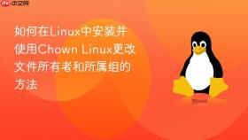 如何在linux中安装并使用chown linux更改文件所有者和所属组的方法