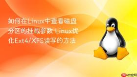 如何在linux中查看磁盘分区的挂载参数 linux优化ext4/xfs读写的方法