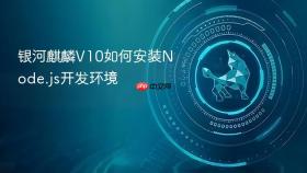 银河麒麟V10如何安装Node.js开发环境